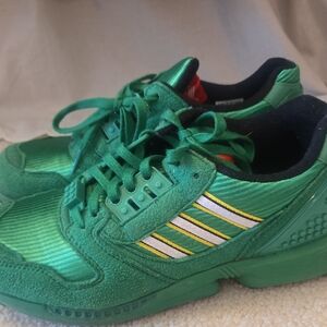Adidas Men's ZX8000 LEGO Green Athletic Shoes